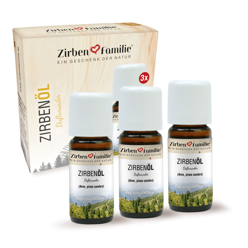 Zirben-Öl (3er-Pack 10ml)